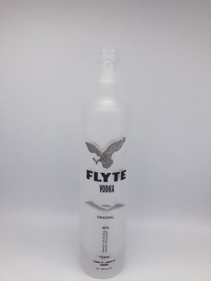 Frosted bottle with ACL printing